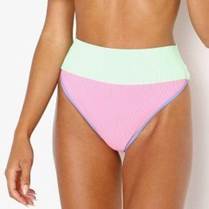 Beach Riot Pink Pastel Pamela-Emmy Bikini Bottom - Size L